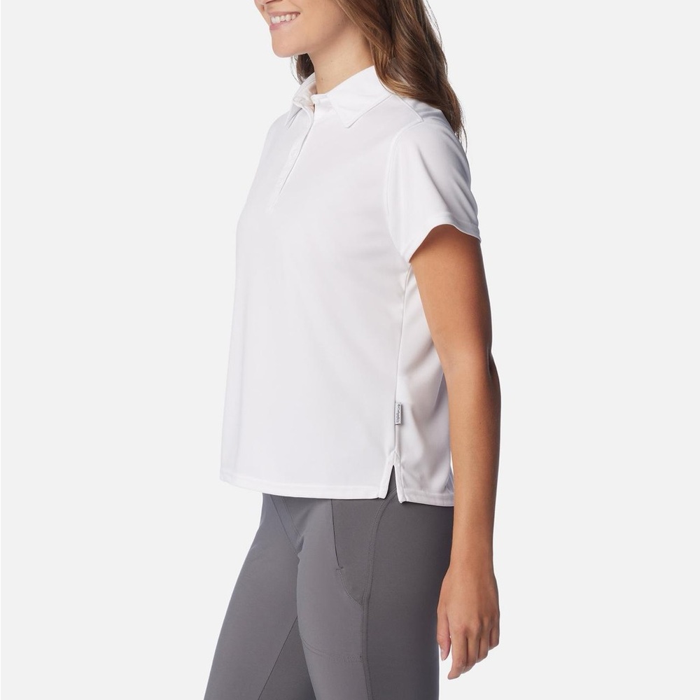 Columbia Women's PFG Tidal Tee Short Sleeve Omni-Shade Polo in White XXL $40 - Picture 2 of 10